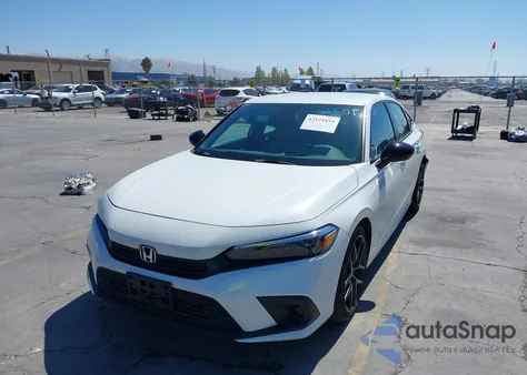 2023 Honda Civic Sport z USA, uszkodzony, nr VIN 2HGFE2F55PH547301